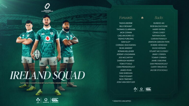 Ireland Blood Four Debutants As Sean Jansen Shines In Bonus-Point Win Over Japan